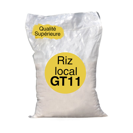 Riz local GT11 (bien trié et vanné) 4,5Kg